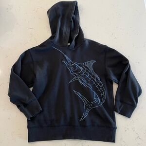 Crazy 8 Boys, Marlin Fish embroidered sweatshirt hoodie, size small 5/6